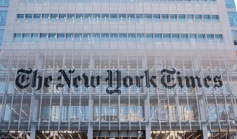 The New York Times reports Q125, meets revenue forecast