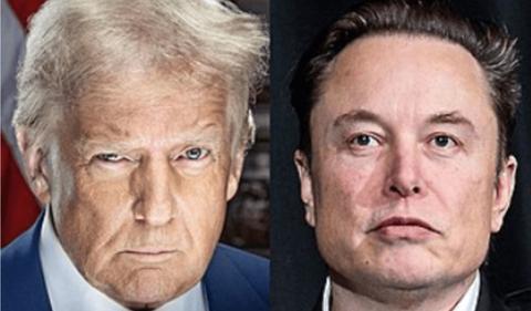 US shares end lower as Trump, Musk feud escalates