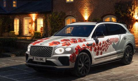 Bentley's unique Bentayga honours Remembrance Day