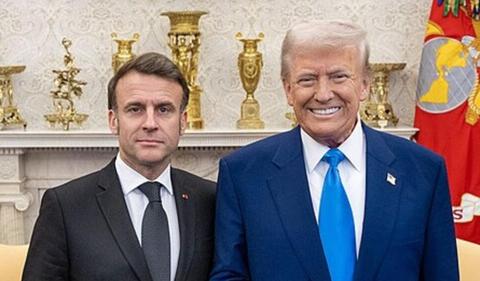 White House: Macron, Trump discuss peace in Ukraine