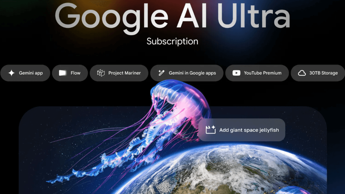 Google's exclusive monthly AI subscription service