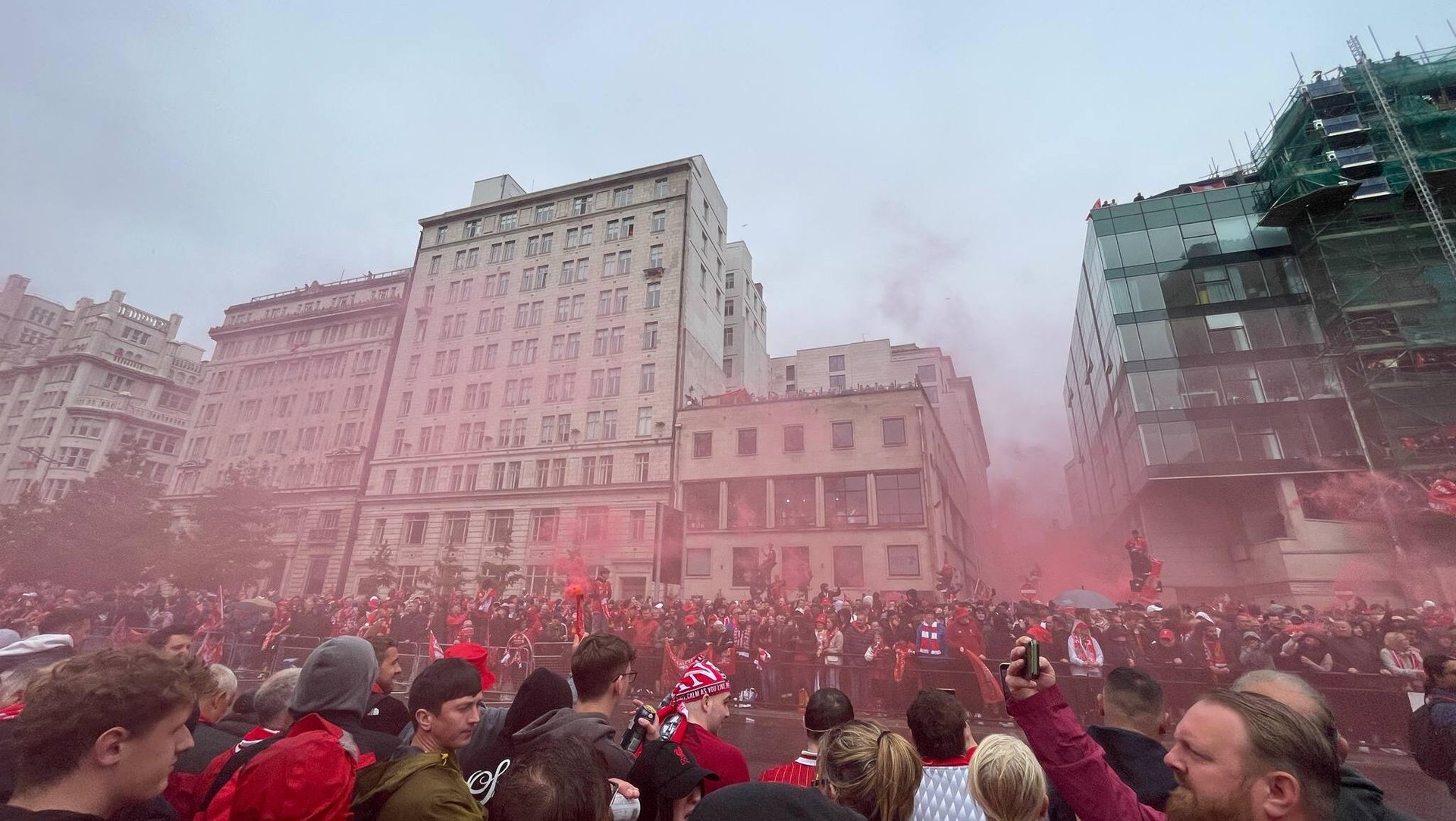 Car ploughs into fans at Liverpool FC victory parade