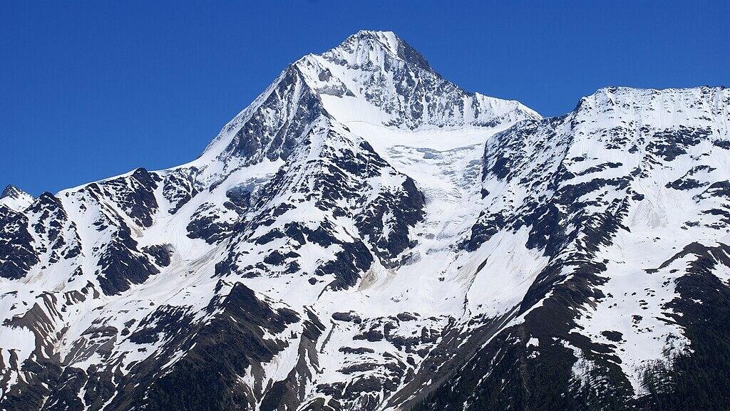 Swiss village partially destroyed by a chunk of glacier