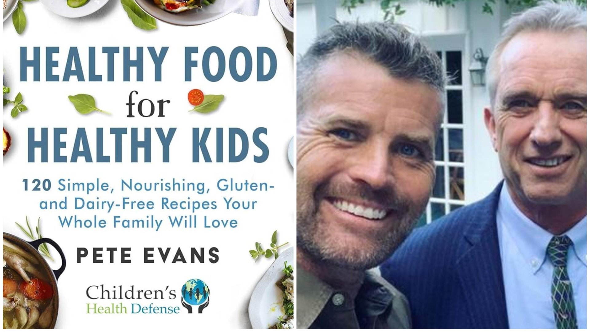 Robert F Kennedy Jr, Pete Evans unite for cookbook