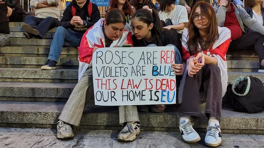 Protests in Georgia continue over halted EU membership talks