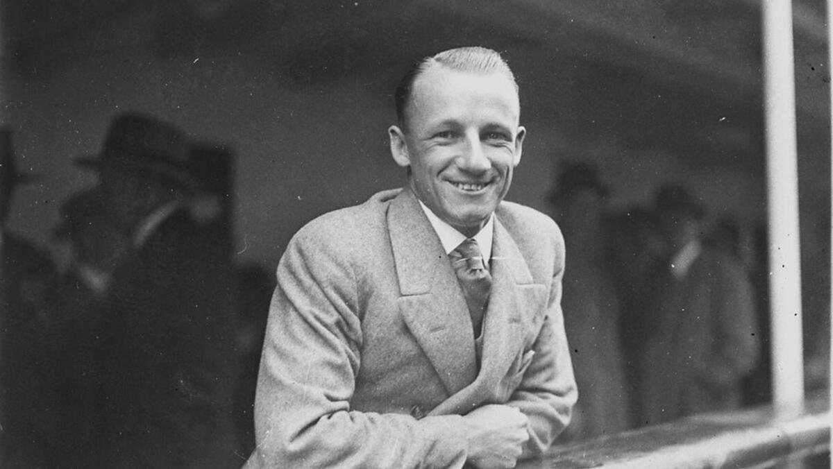 A Don Bradman iconic baggy green sells at auction