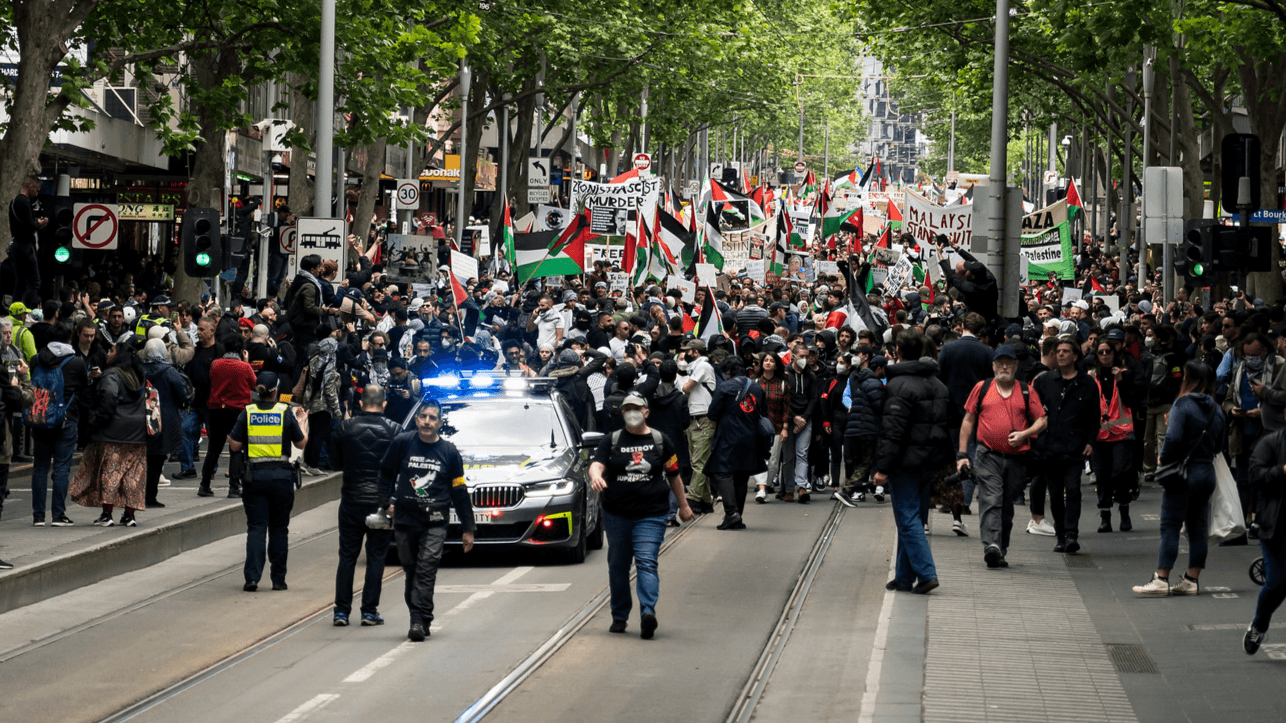 Minns: Pro-Palestinian rally 'hugely insensitive'